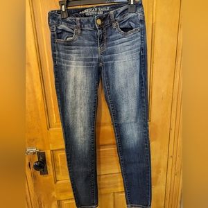 American Eagle Outfitters Jegging Super Stretch Size 2 blue